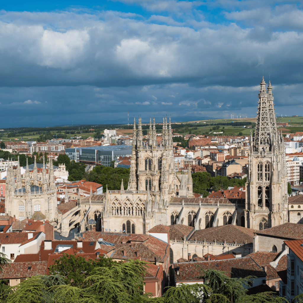 castillo de burgos vista desde el mirador camino del cid
