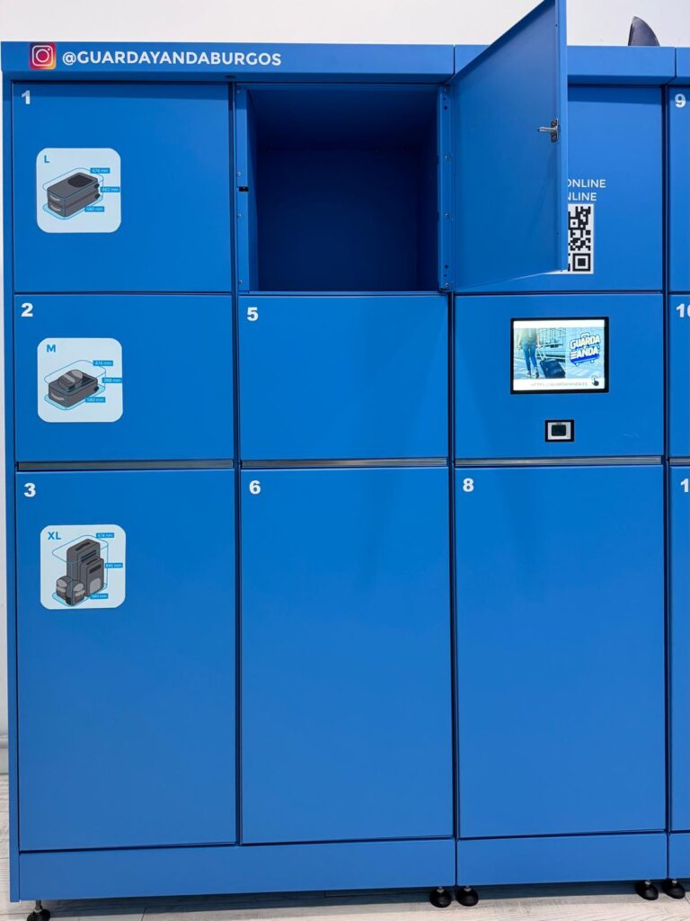 lockers de guarda y anda en burgos consignas digitales en el centro de burgos